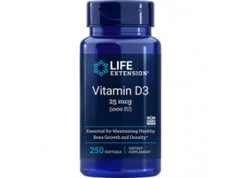 Life Extension Vitamin D3 1000 IU, 250 softgels
